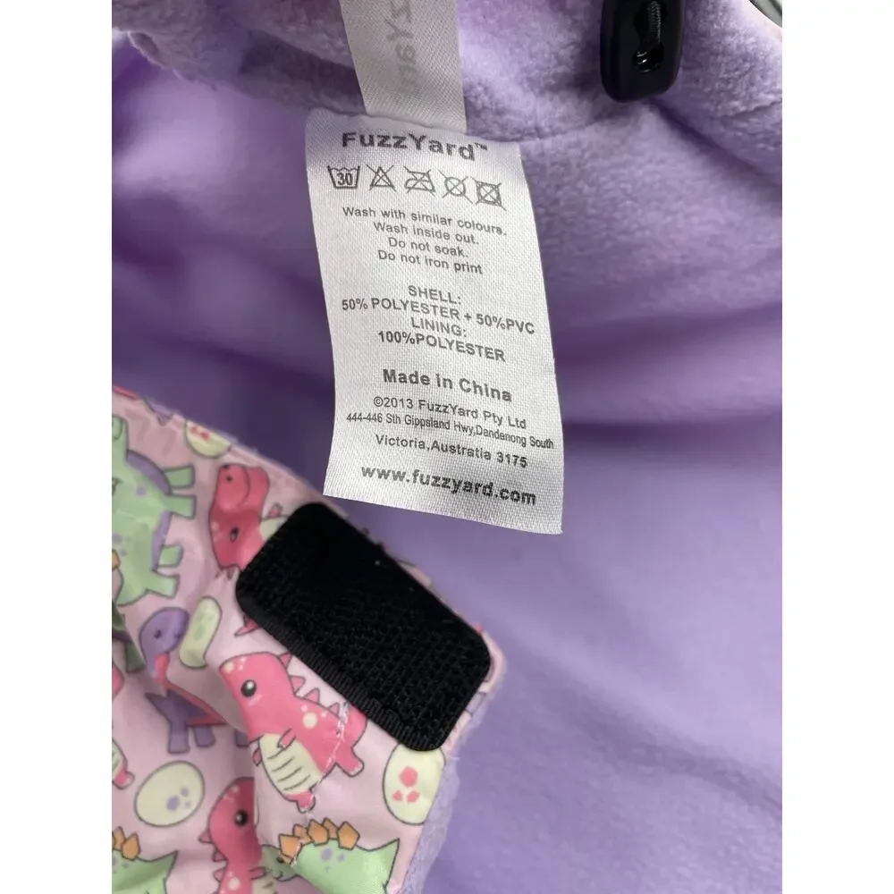Fuzzyard Warm Unicorn Dog Coat/Jacket Size S Pink/Purple
